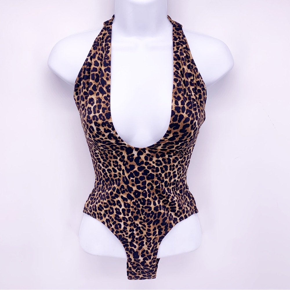 ASOS Cheetah Print One Piece Bathing Suit Size 6
